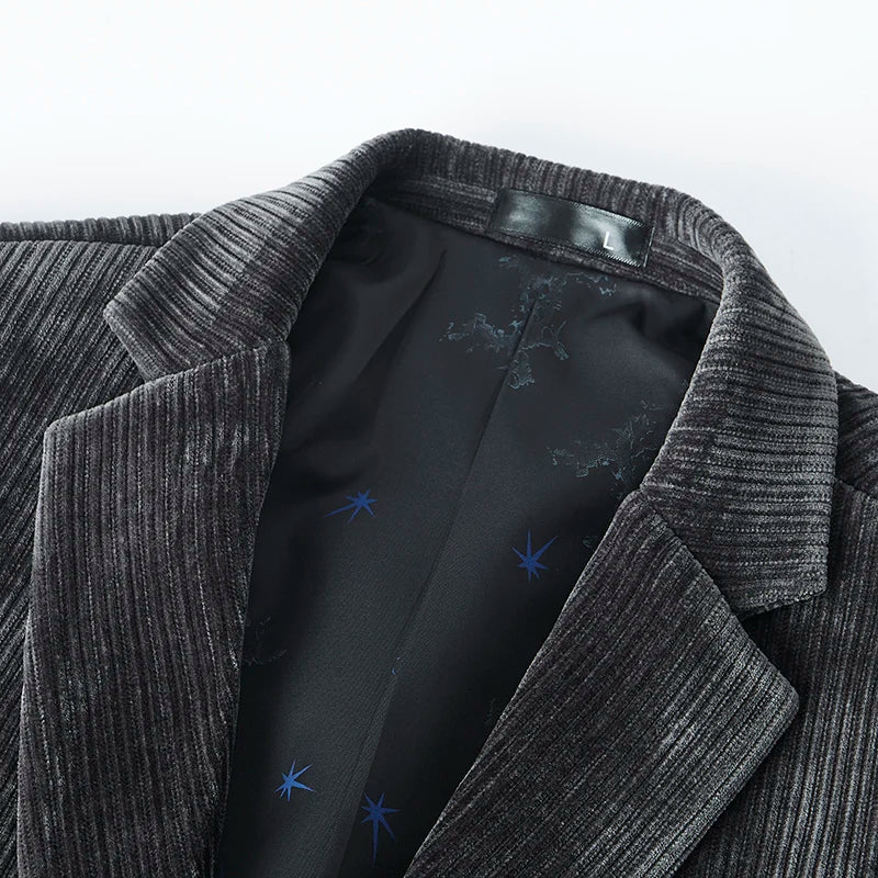 Elegant Corduroy Suit Blazer