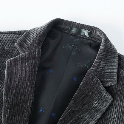 Elegant Corduroy Suit Blazer