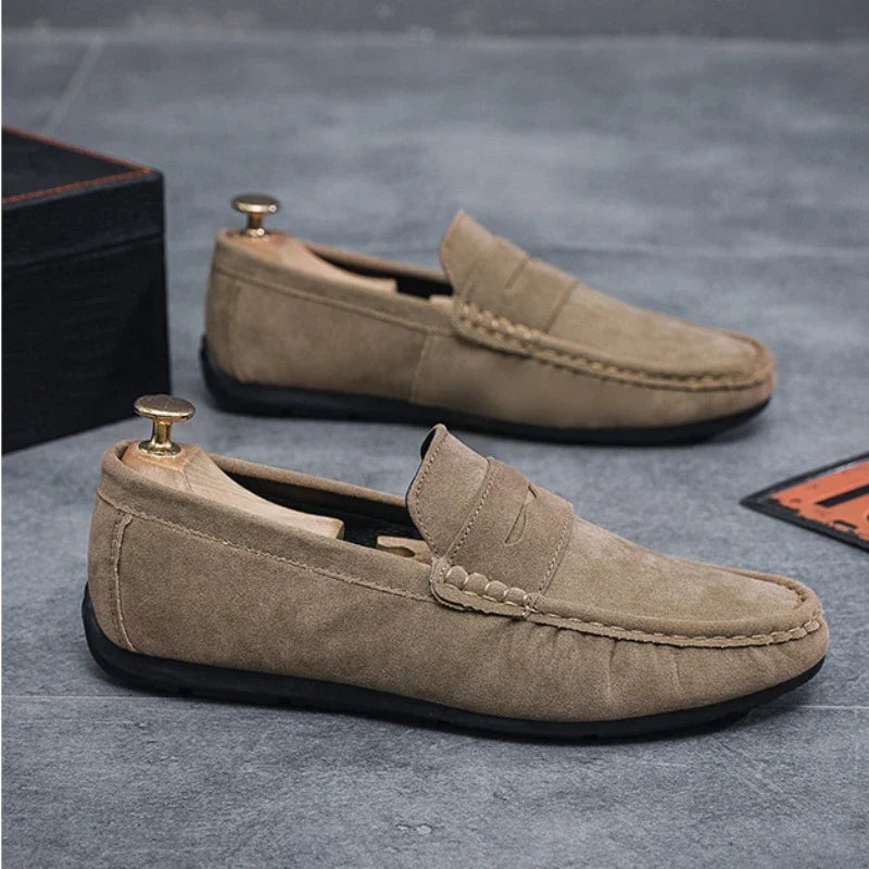 Lightweight Suede Men's Loafers