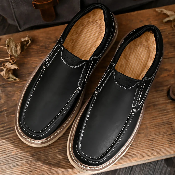 Elegant Leather Slip-on Shoes