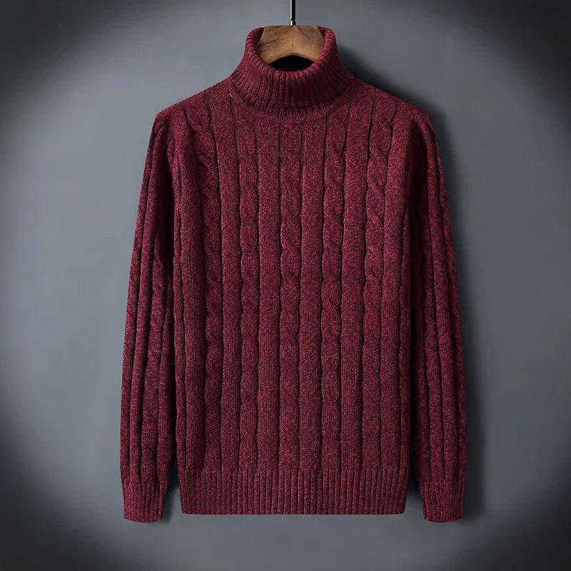 Chic Wool Turtleneck Sweater