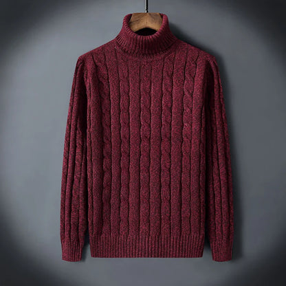 Chic Wool Turtleneck Sweater