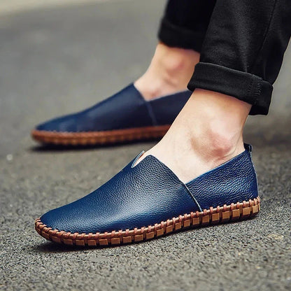 Elegant Breathable Leather Loafers