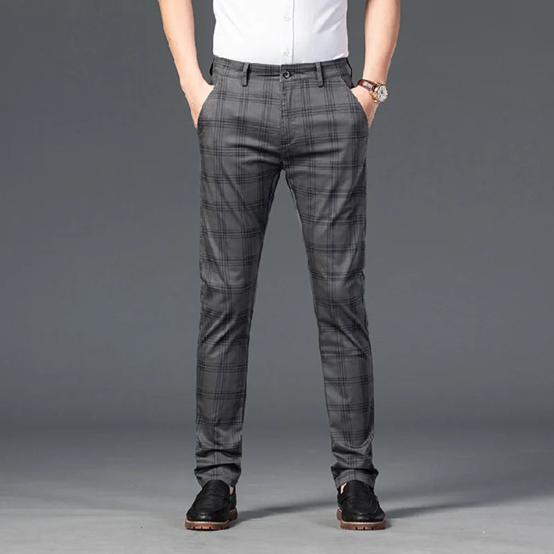 Elegant Plaid Pants