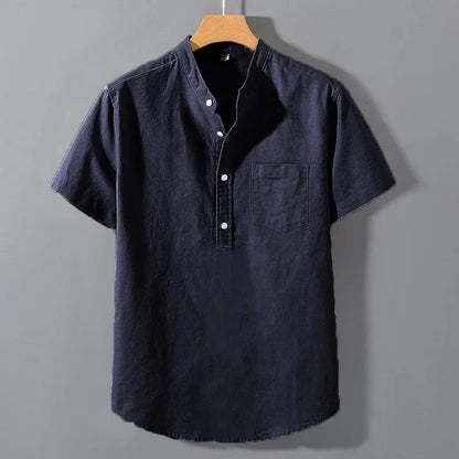 Short Sleeved Cotton Shirt