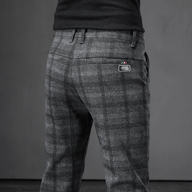 Plaid Casual Pants