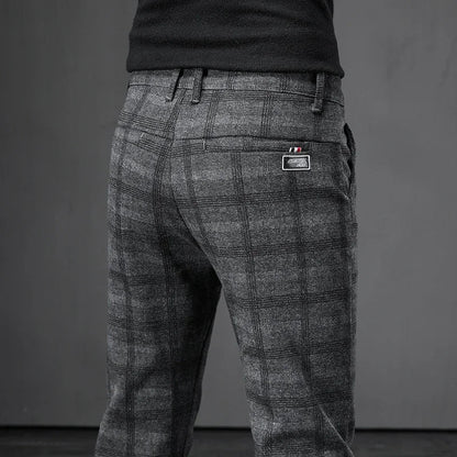 Plaid Casual Pants