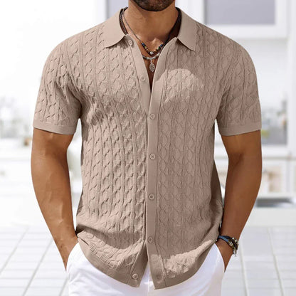 Button-Up Polo Shirt