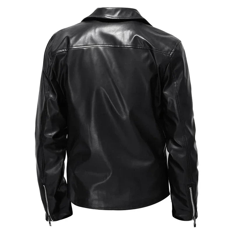 Casual Men's Leather Jacket
