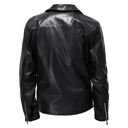 Casual Men's Leather Jacket