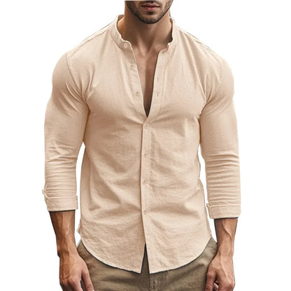 Casual Cotton Linen Summer Shirt