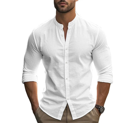 Casual Cotton Linen Summer Shirt
