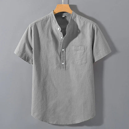 Short Sleeved Cotton Shirt
