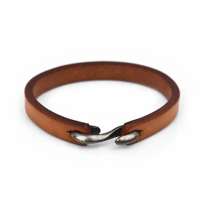 Leather Wrap Men's Bracelet