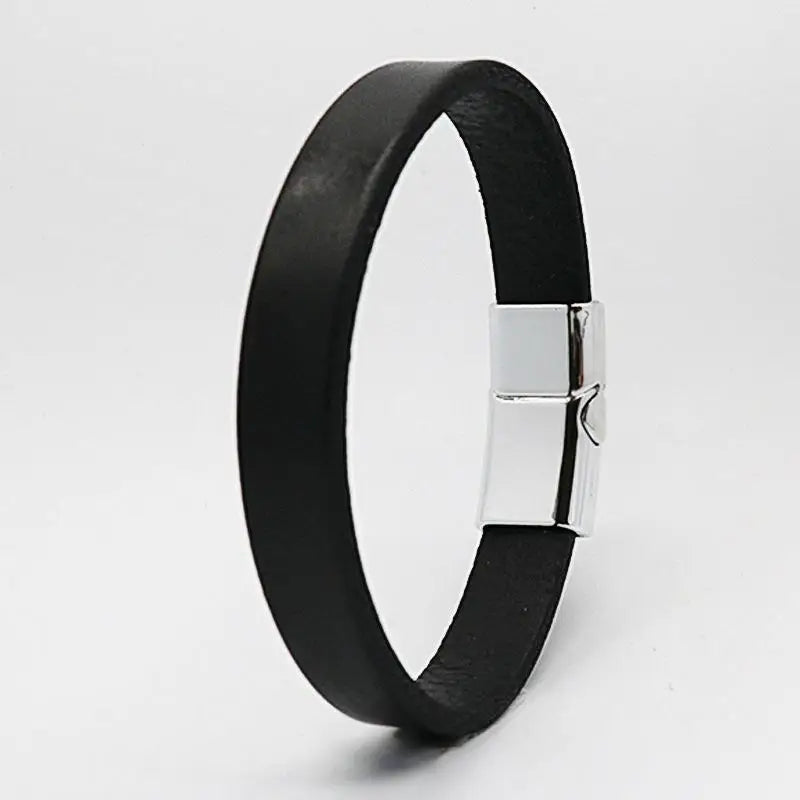 Leather Wrap Men's Bracelet