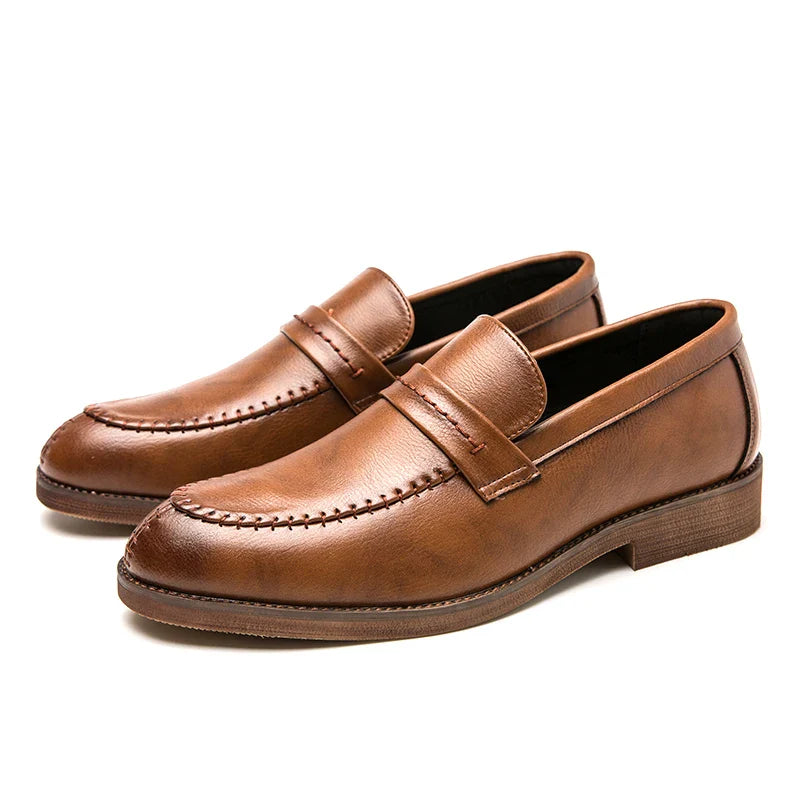 Leather Dress Loafers