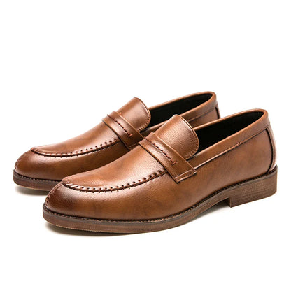 Leather Dress Loafers