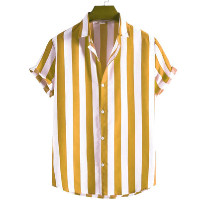 Striped Short Sleeved Summer Shirt