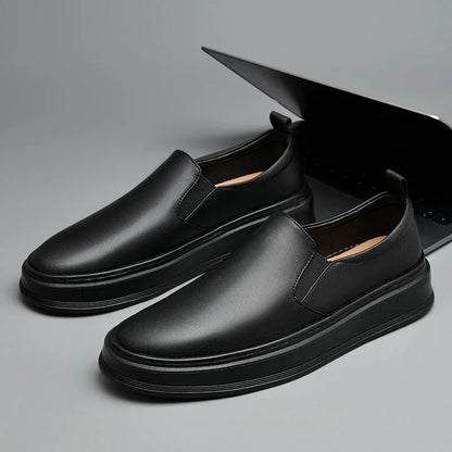 Leather Slip-On Shoes