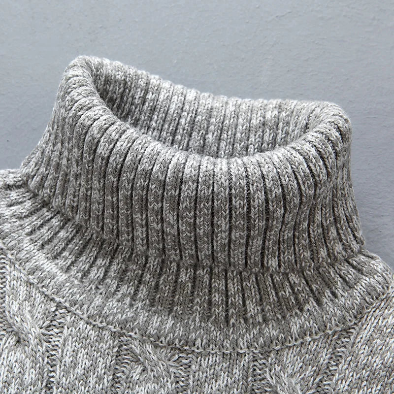 Chic Wool Turtleneck Sweater