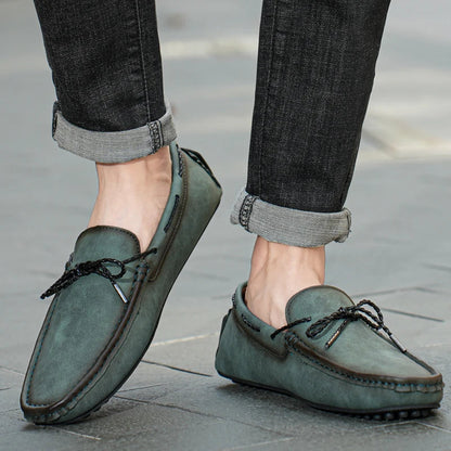 Handmade Suede Loafers
