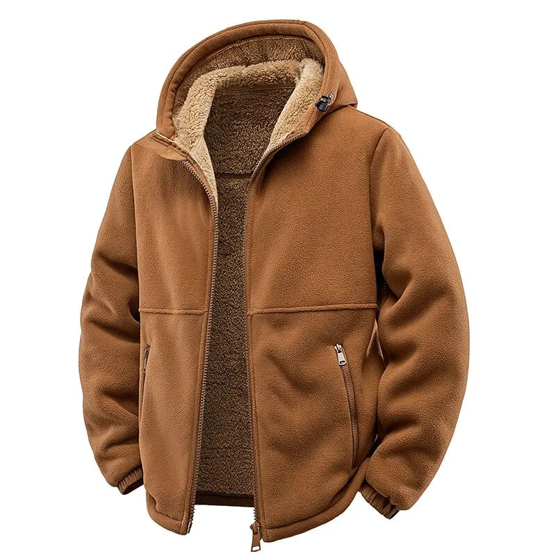 Elegant Wool Windproof Jacket