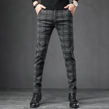Plaid Casual Pants