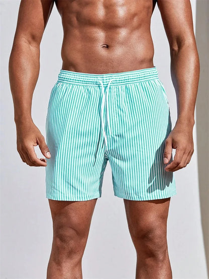 Striped Swim Shorts