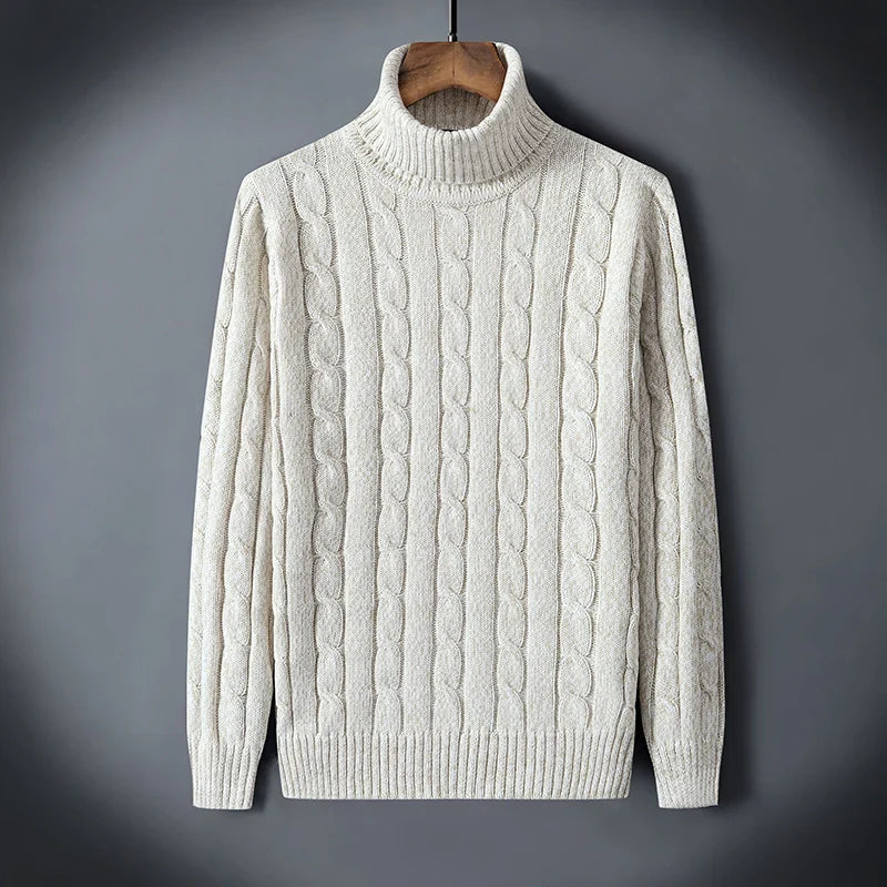 Chic Wool Turtleneck Sweater