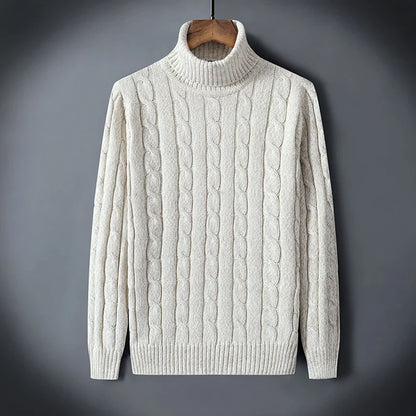 Chic Wool Turtleneck Sweater