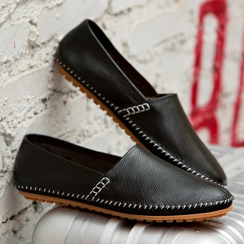 Light Leather Loafers