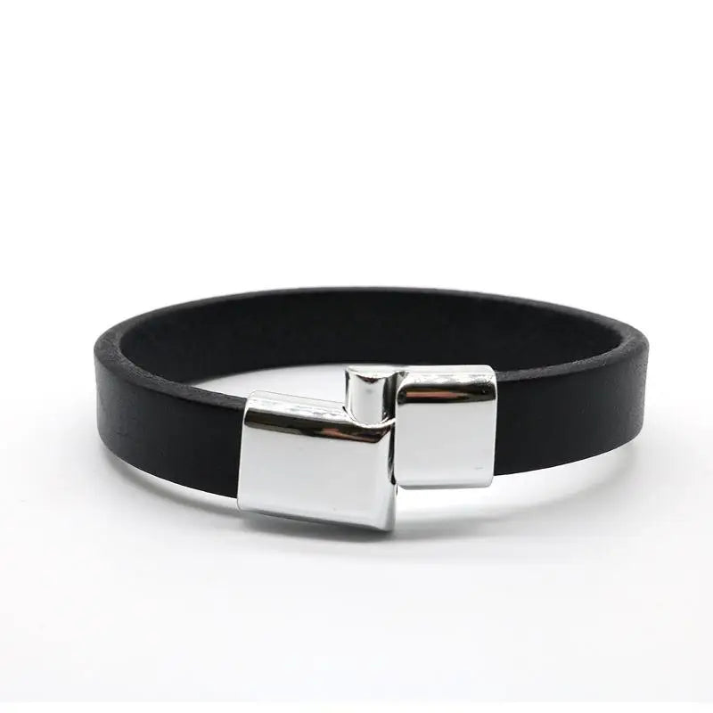Leather Wrap Men's Bracelet