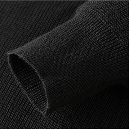 Elegant Knitted Zip Sweater