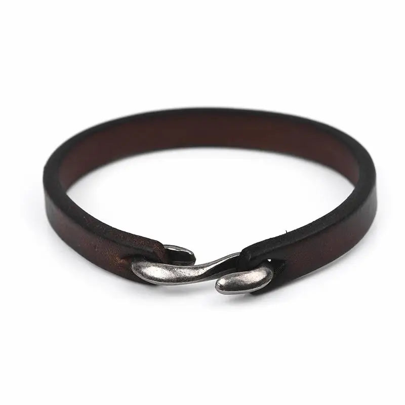 Leather Wrap Men's Bracelet