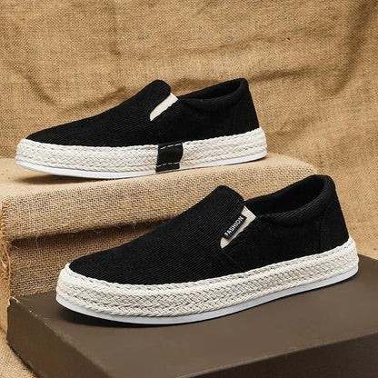 Breathable Slip-On Canvas Shoes