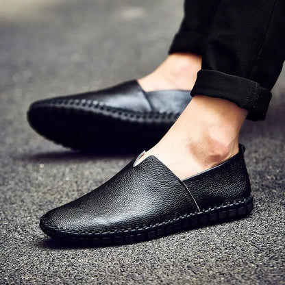 Breathable Leather Loafers