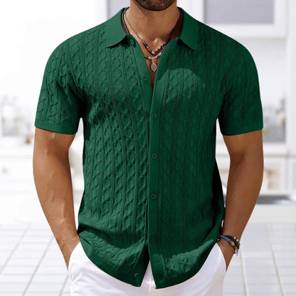 Button-Up Polo Shirt