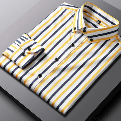 Givalli - Casual Striped Men's Shirt