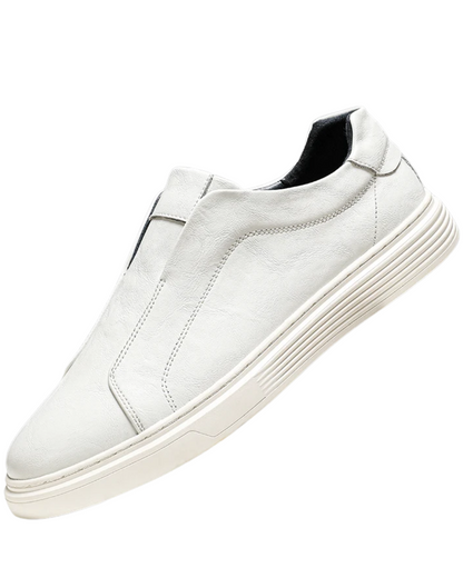 Classic Leather Slip-On Shoes