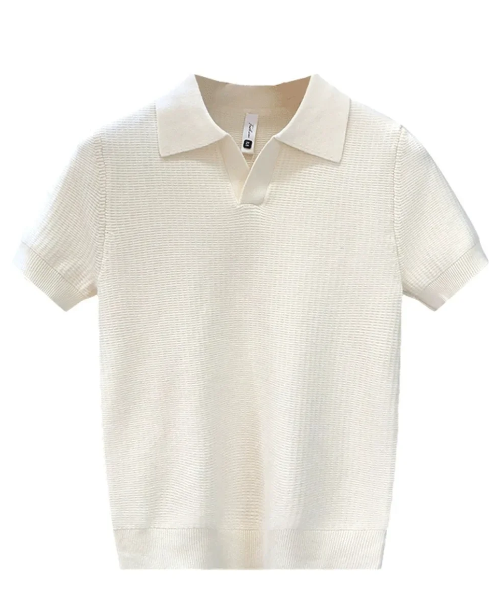 Breathable Knitted Polo Shirt