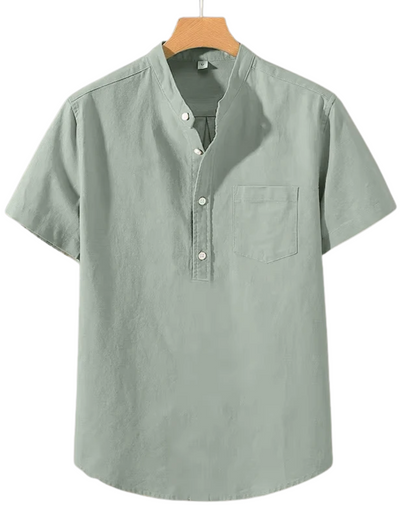 Short Sleeved Cotton Shirt