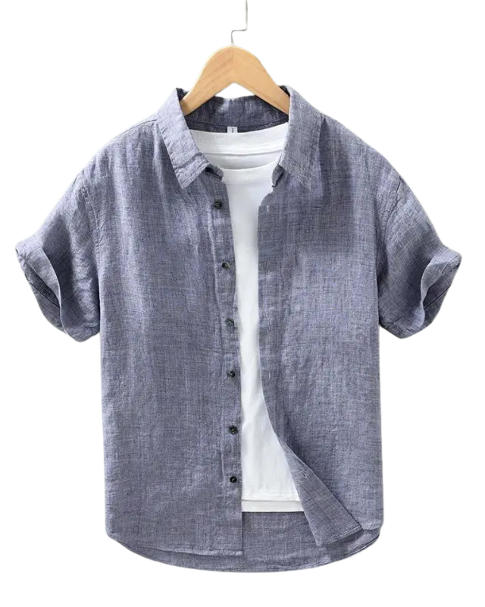 Short Sleeved Linen Shirt