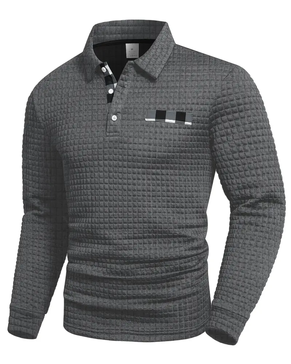 Ribbed Polo Sweater