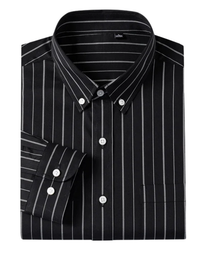 Elegant Striped Cotton Shirt