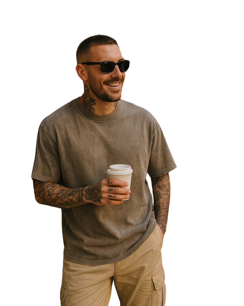 Casual Cotton Oversized Tee Set - 3-Pack