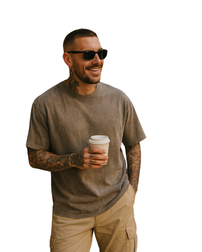 Casual Cotton Oversized Tee Set - 3-Pack