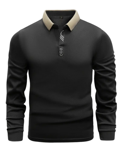 Lightweight Polo Sweater