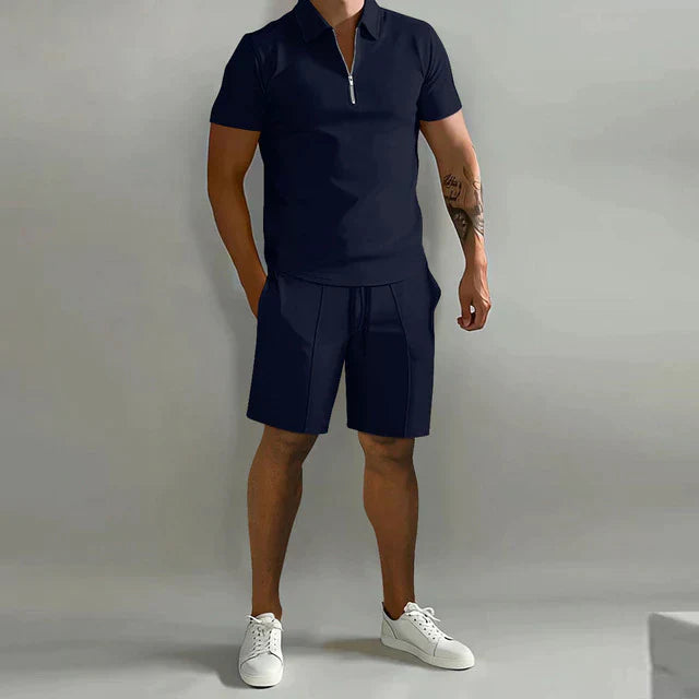 Elegant Polo Shirt Set