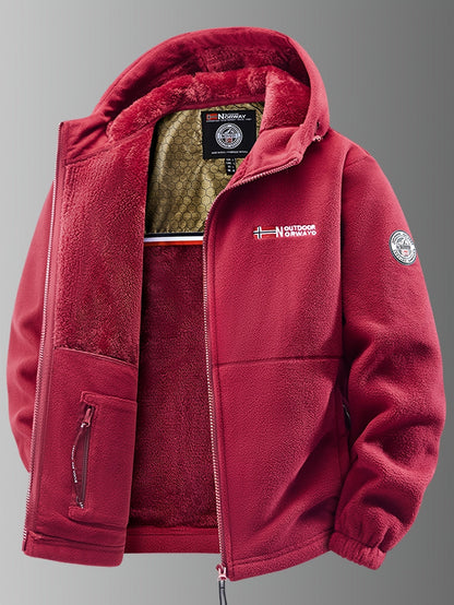 Elegant Thermal Fleece Jacket