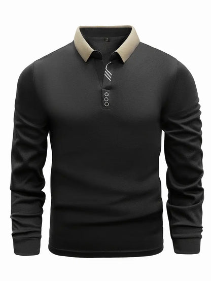 Lightweight Polo Sweater